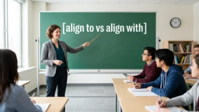 align to vs align with
