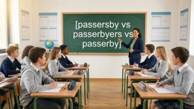 passersby vs passerbyers vs passerby