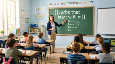 verbs that start with m