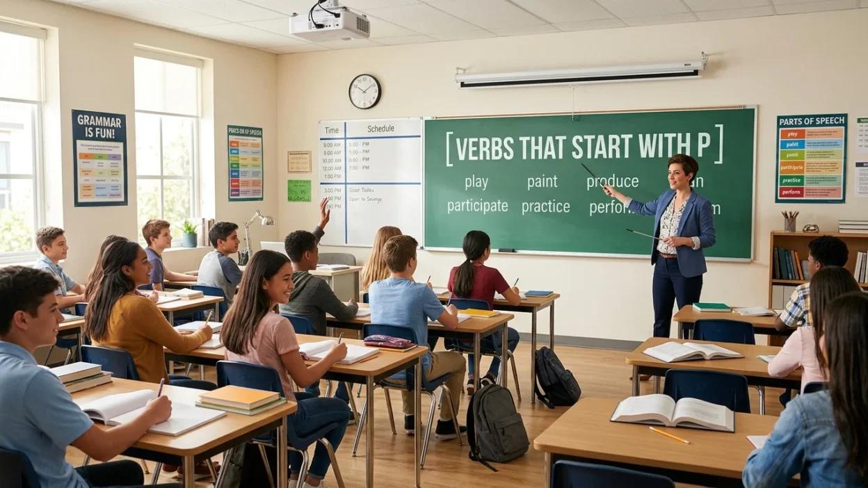 verbs that start with p