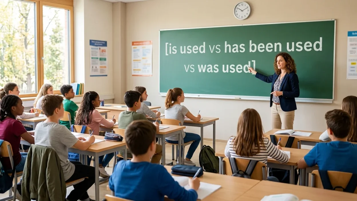 is used vs has been used vs was used