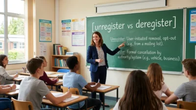unregister vs deregister
