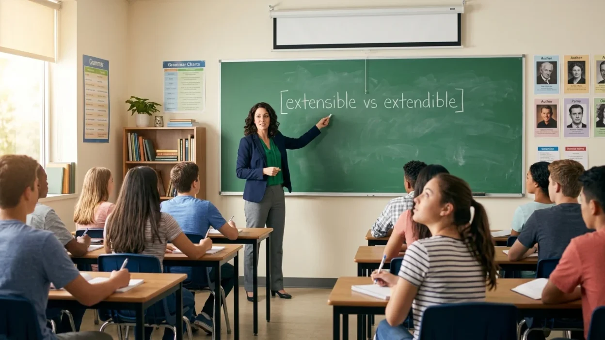 extensible vs extendible