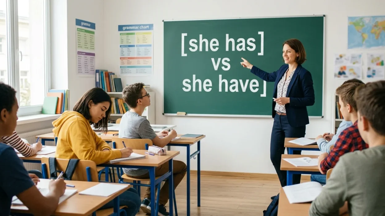 she has vs she have