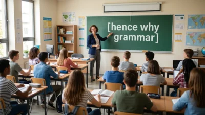 hence why grammar