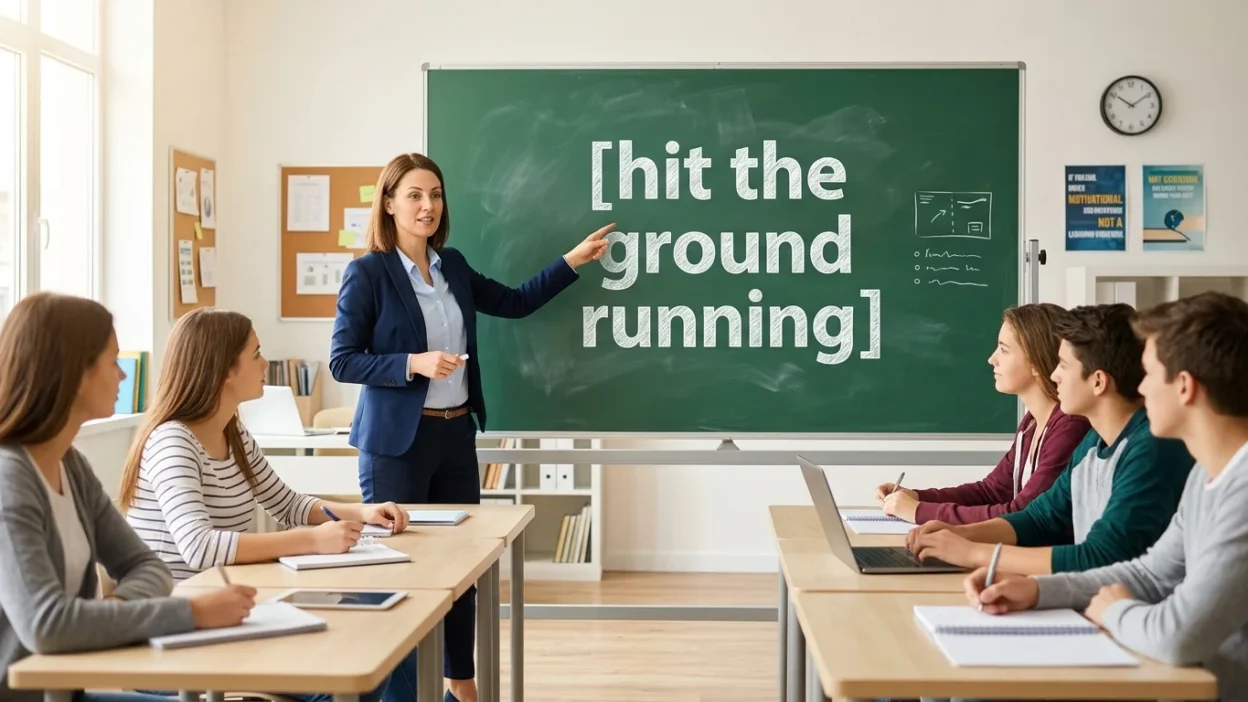 hit the ground running