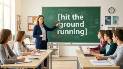 hit the ground running