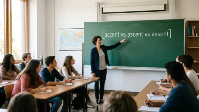 accent vs ascent vs assent