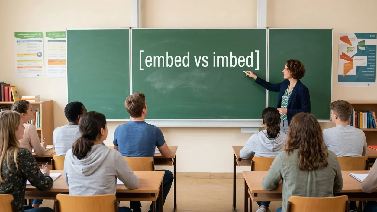 embed vs imbed