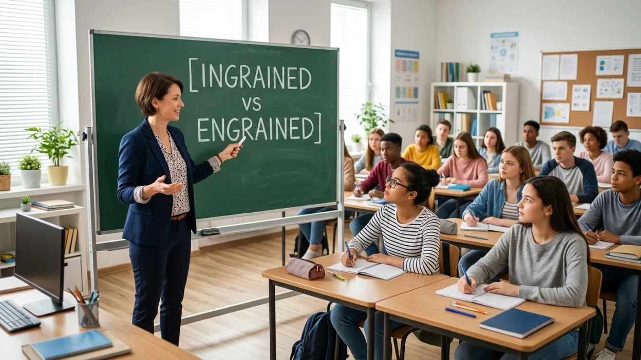 ingrained vs engrained