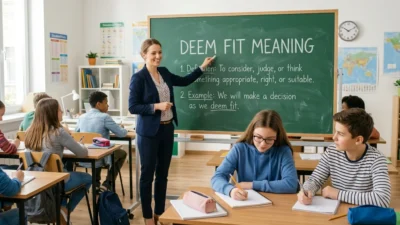 deem fit meaning