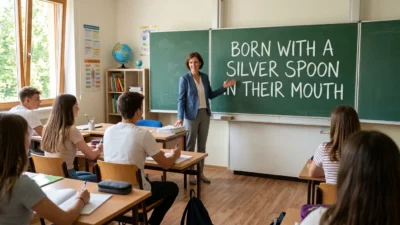 born with a silver spoon in their mouth