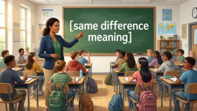 same difference meaning