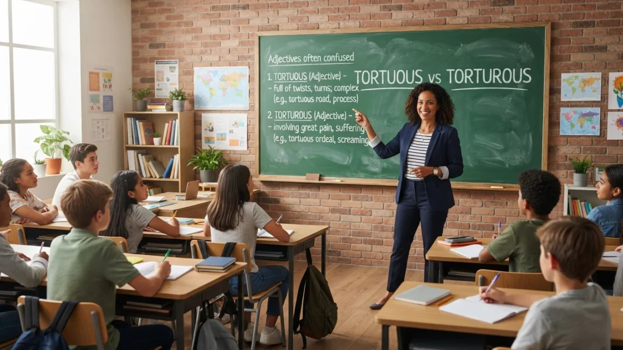 tortuous vs torturous