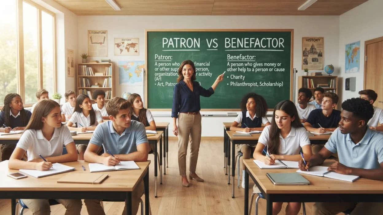 patron vs benefactor
